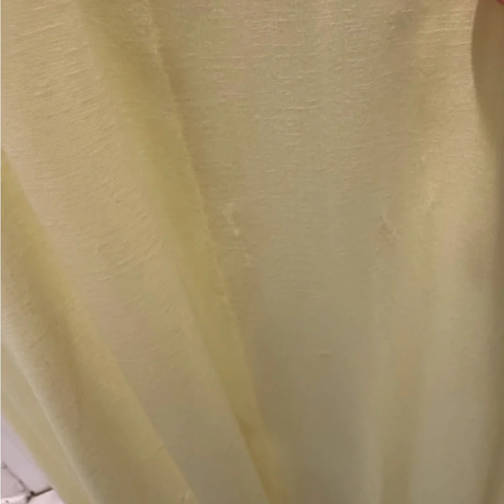 Vintage 1970's Yellow Cutout Nightgown - Picture 2 of 4